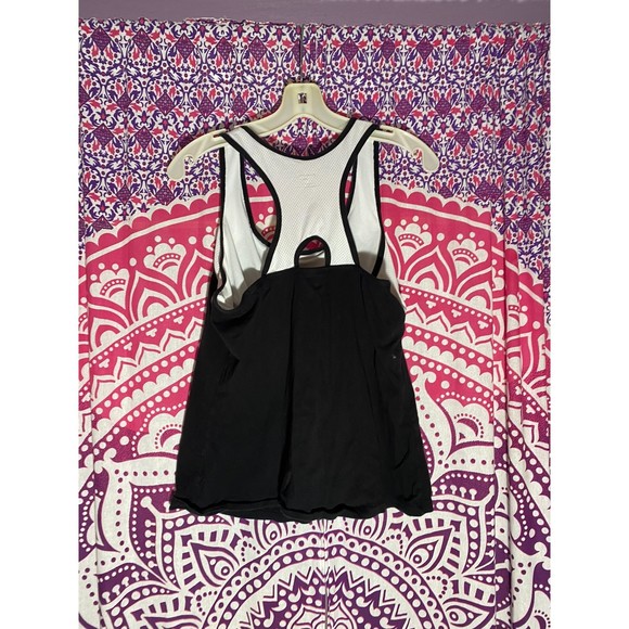Danskin Now Tank Top XL Black White - Picture 2 of 3